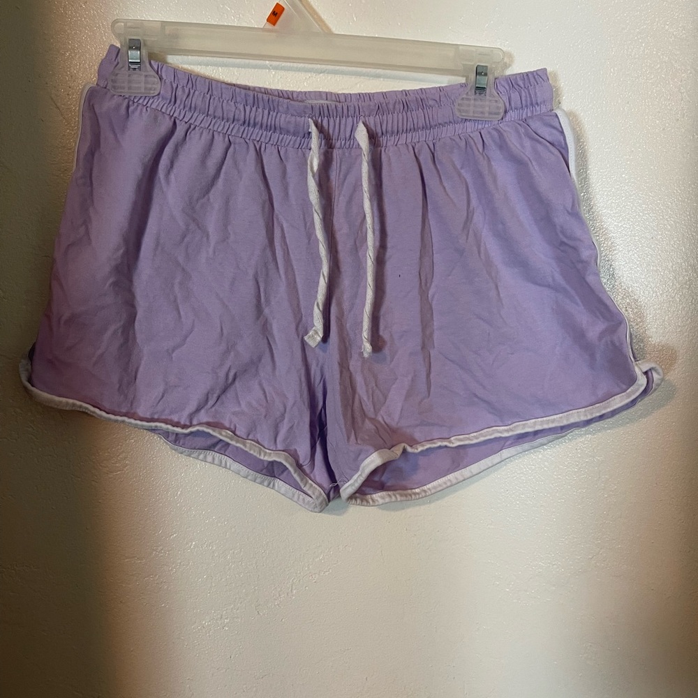 Purple shorts